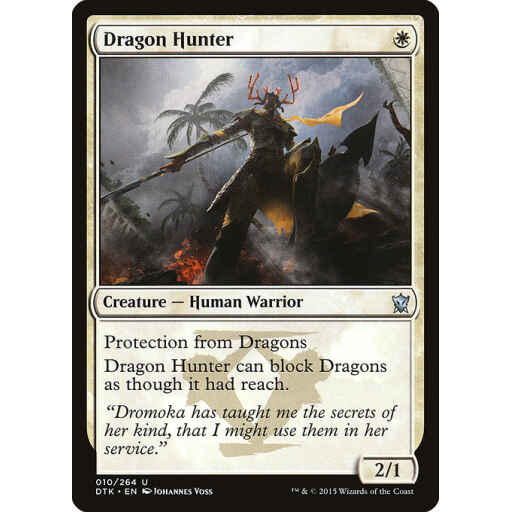 Dragons of Tarkir - 10 - Dragon Hunter - Uncommon - W - Non-foil