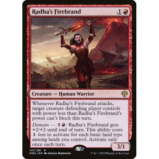 Dominaria United - 141 - Radha's Firebrand - Rare - R - Non-foil