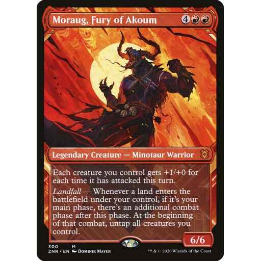 Zendikar Rising - 300 - Moraug, Fury of Akoum - Mythic - R - Non-foil