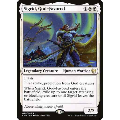 Kaldheim - 29 - Sigrid, God-Favored - Rare - W - Non-foil