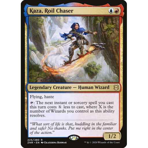 Zendikar Rising - 225 - Kaza, Roil Chaser - Rare - UR - Non-foil