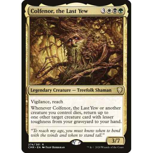 Commander Legends - 274 - Colfenor, the Last Yew - Rare - Multi - Non-foil