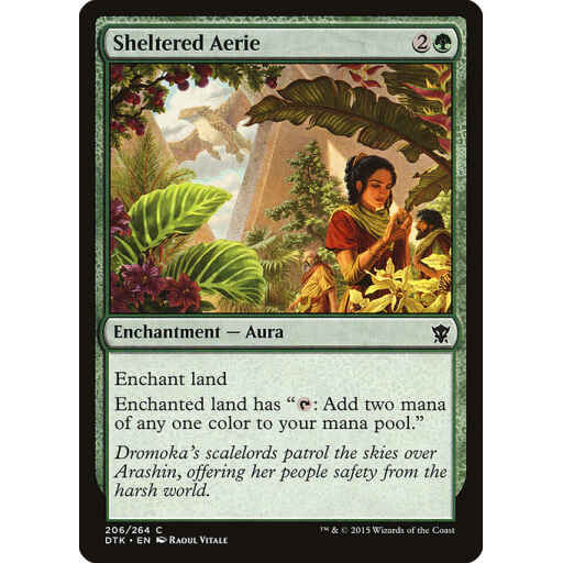 Dragons of Tarkir - 206 - Sheltered Aerie - Common - G - Non-foil