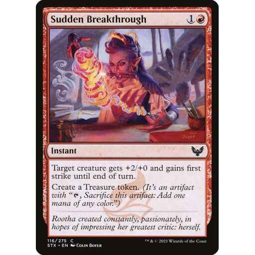 Strixhaven: School of Mages - 116 - Sudden Breakthrough - Common - R - Non-foil