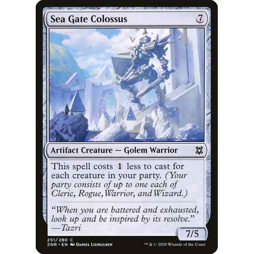 Zendikar Rising - 251 - Sea Gate Colossus - Common - C - Non-foil