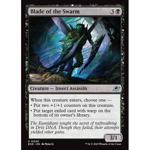 Edge of Eternities - 90 - Blade of the Swarm - Uncommon - B - Foil