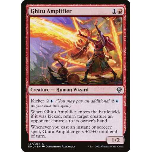 Dominaria United - 127 - Ghitu Amplifier - Common - R - Non-foil