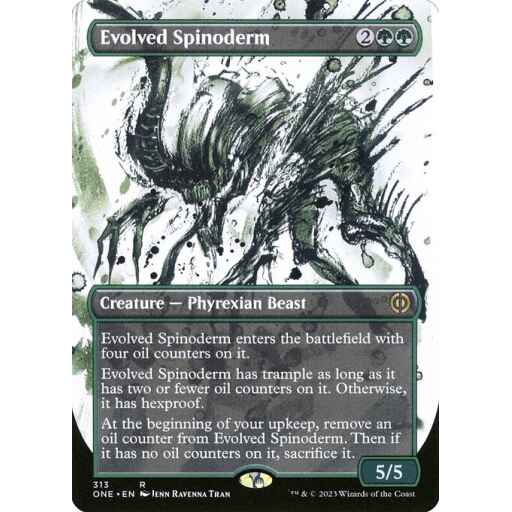Phyrexia: All Will Be One - 313 - Evolved Spinoderm - Rare - G - Non-foil
