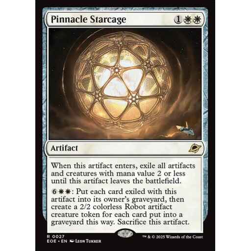 Edge of Eternities - 27 - Pinnacle Starcage - Rare - W - Non-foil