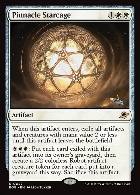 Edge of Eternities - 27 - Pinnacle Starcage - Rare - W - Non-foil