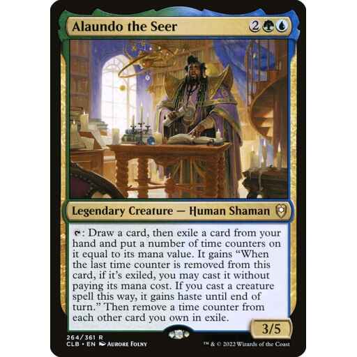 Commander Legends: Battle for Baldur's Gate - 264 - Alaundo the Seer - Rare - UG - Non-foil
