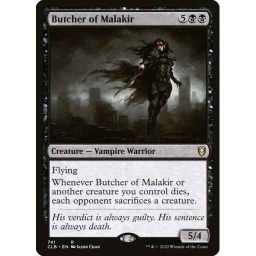Commander Legends: Battle for Baldur's Gate - 741 - Butcher of Malakir - Rare - B - Non-foil