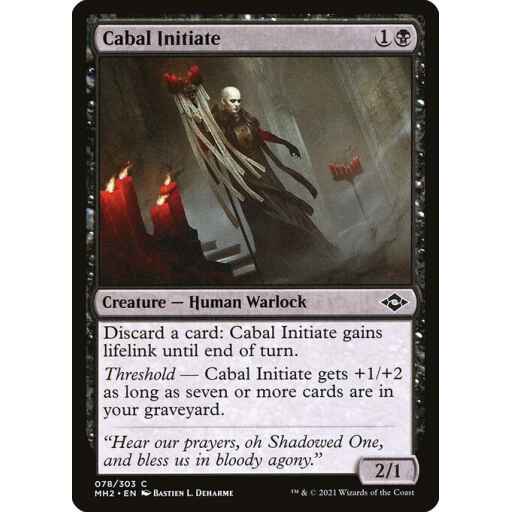 Modern Horizons 2 - 78 - Cabal Initiate - Common - B - Non-foil