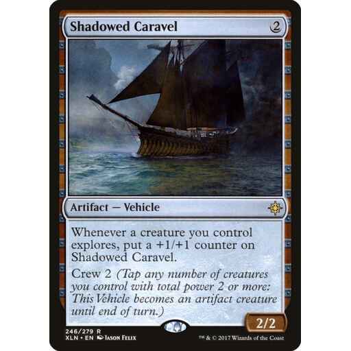 Ixalan - 246 - Shadowed Caravel - Rare - C - Non-foil
