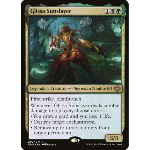 Phyrexia: All Will Be One - 202 - Glissa Sunslayer - Rare - BG - Non-foil