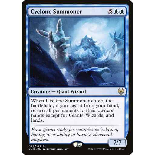 Kaldheim - 52 - Cyclone Summoner - Rare - U - Non-foil