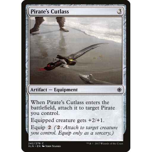 Ixalan - 242 - Pirate's Cutlass - Common - C - Non-foil