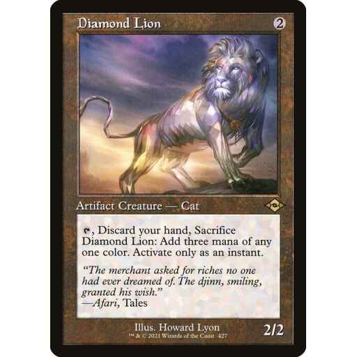 Modern Horizons 2 - 427 - Diamond Lion - Rare - C - Foil