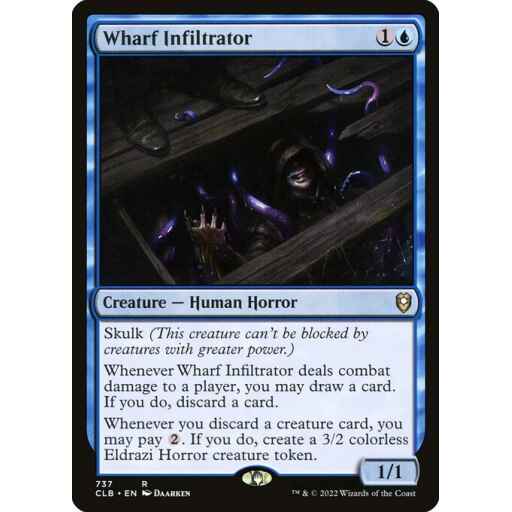 Commander Legends: Battle for Baldur's Gate - 737 - Wharf Infiltrator - Rare - U - Non-foil