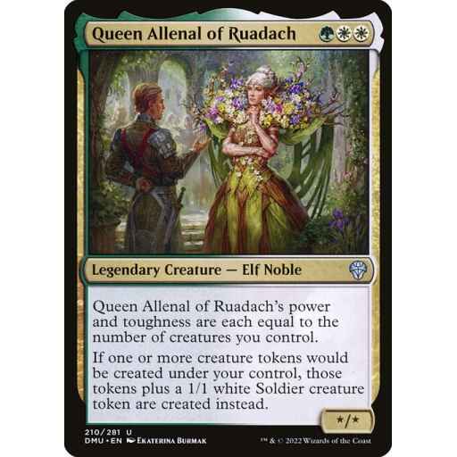 Dominaria United - 210 - Queen Allenal of Ruadach - Uncommon - WG - Non-foil