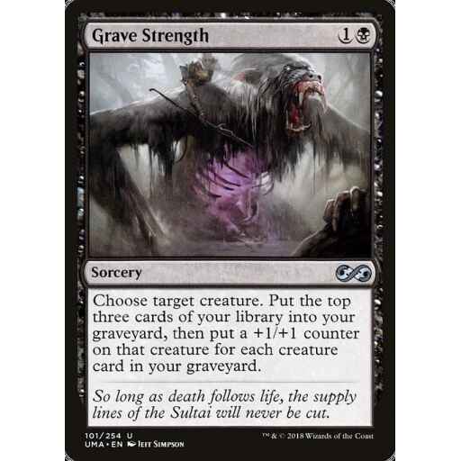 Ultimate Masters - 101 - Grave Strength - Uncommon - B - Non-foil