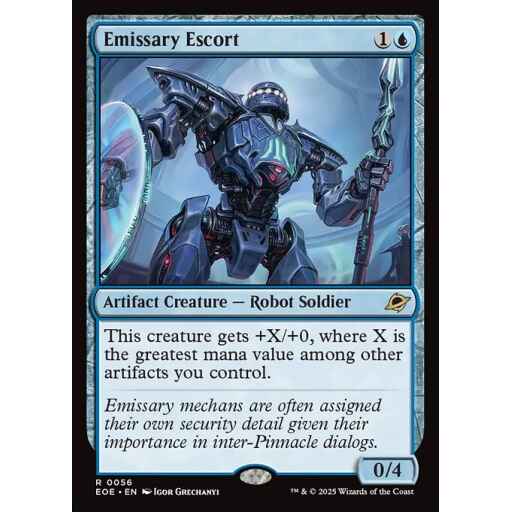 Edge of Eternities - 56 - Emissary Escort - Rare - U - Foil