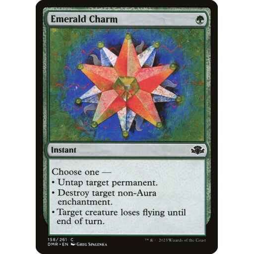 Dominaria Remastered - 158 - Emerald Charm - Common - G - Non-foil