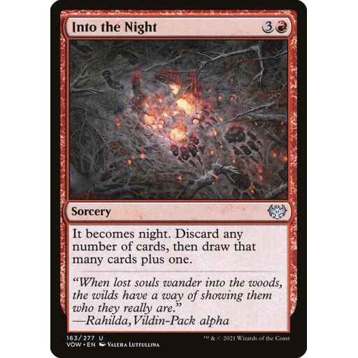 Innistrad: Crimson Vow - 163 - Into the Night - Uncommon - R - Non-foil