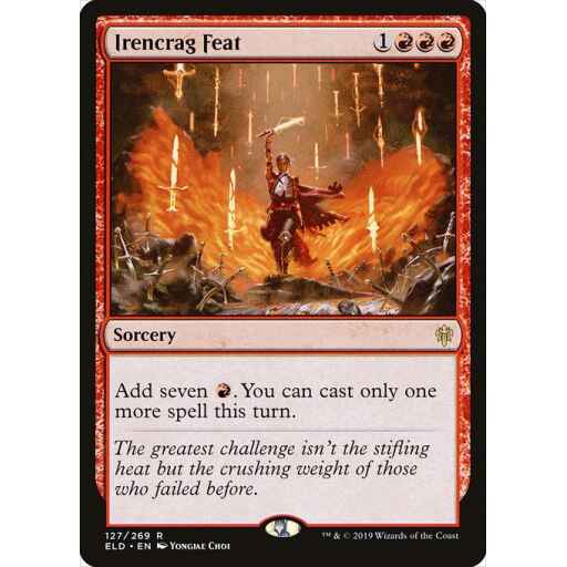 Throne of Eldraine - 127 - Irencrag Feat - Rare - R - Non-foil