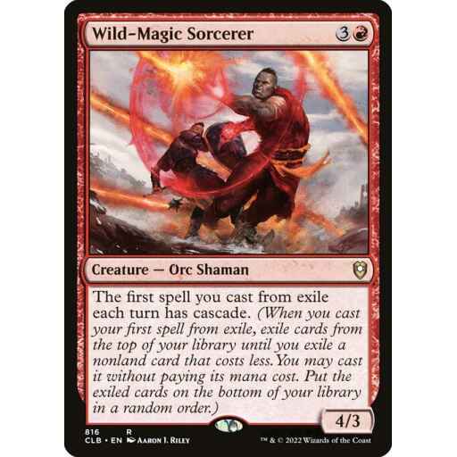 Commander Legends: Battle for Baldur's Gate - 816 - Wild-Magic Sorcerer - Rare - R - Non-foil