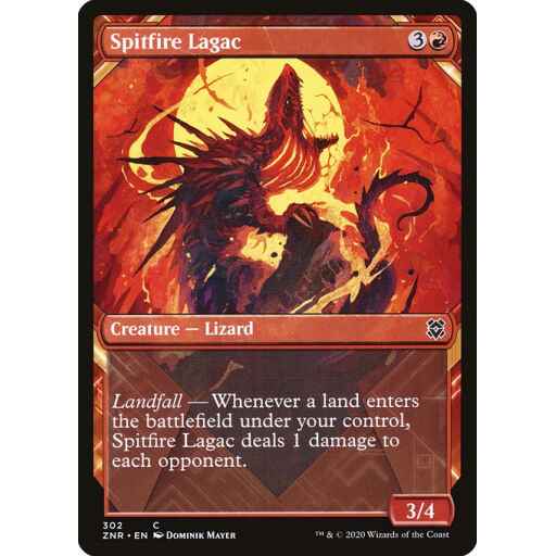 Zendikar Rising - 302 - Spitfire Lagac - Common - R - Non-foil