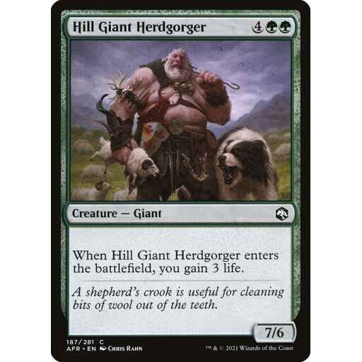 Adventures in the Forgotten Realms - 187 - Hill Giant Herdgorger - Common - G - Non-foil