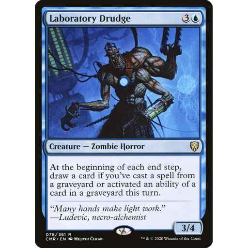 Commander Legends - 78 - Laboratory Drudge - Rare - U - Non-foil