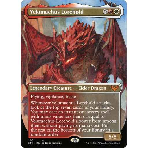 Strixhaven: School of Mages - 283 - Velomachus Lorehold - Mythic - WR - Non-foil
