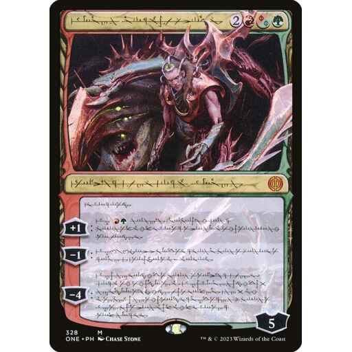 Phyrexia: All Will Be One - 328 - Lukka, Bound to Ruin - Mythic - RG - Non-foil