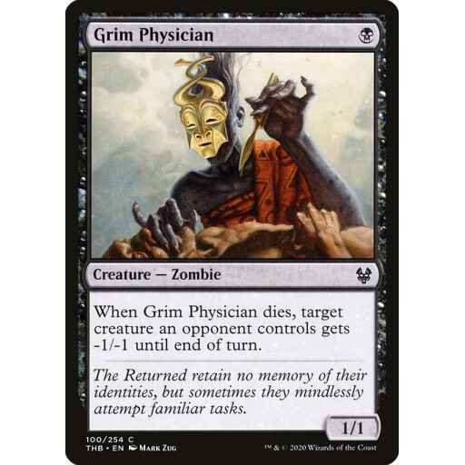 Theros Beyond Death - 100 - Grim Physician - Common - B - Non-foil