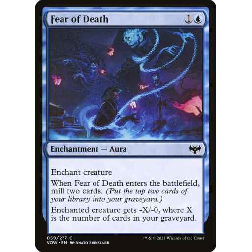 Innistrad: Crimson Vow - 59 - Fear of Death - Common - U - Non-foil