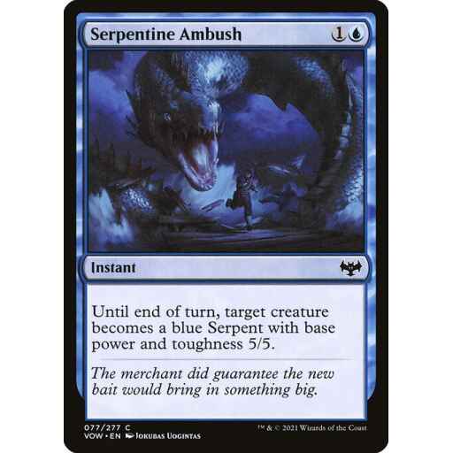 Innistrad: Crimson Vow - 77 - Serpentine Ambush - Common - U - Non-foil