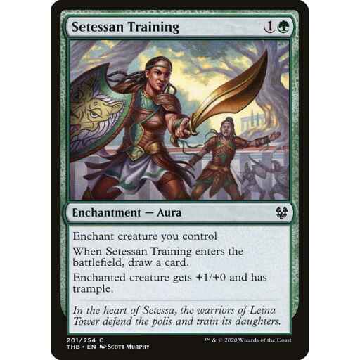 Theros Beyond Death - 201 - Setessan Training - Common - G - Non-foil