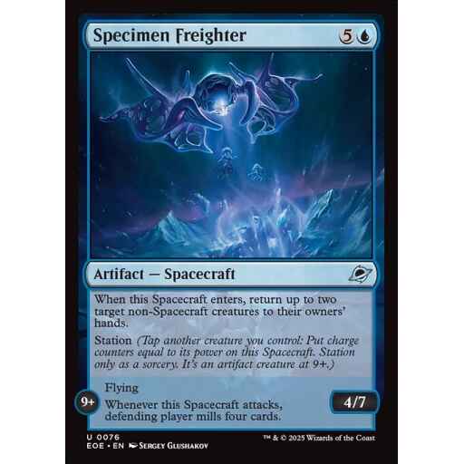 Edge of Eternities - 76 - Specimen Freighter - Uncommon - U - Non-foil