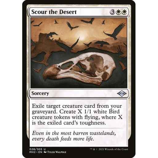 Modern Horizons 2 - 28 - Scour the Desert - Uncommon - W - Non-foil