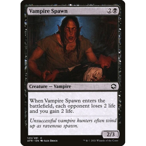 Adventures in the Forgotten Realms - 123 - Vampire Spawn - Common - B - Non-foil