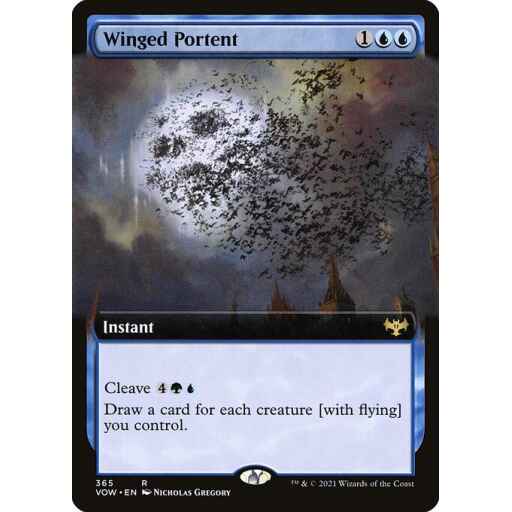 Innistrad: Crimson Vow - 365 - Winged Portent - Rare - U - Non-foil