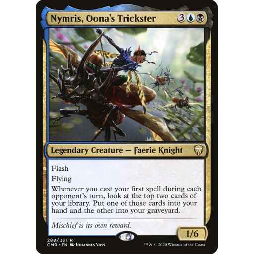 Commander Legends - 288 - Nymris, Oona's Trickster - Rare - UB - Non-foil
