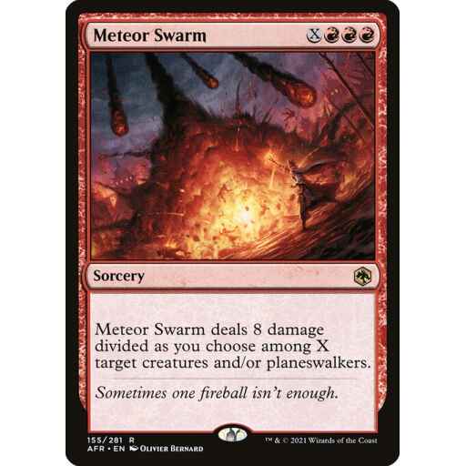 Adventures in the Forgotten Realms - 155 - Meteor Swarm - Rare - R - Non-foil