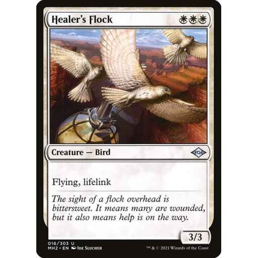 Modern Horizons 2 - 16 - Healer's Flock - Uncommon - W - Non-foil