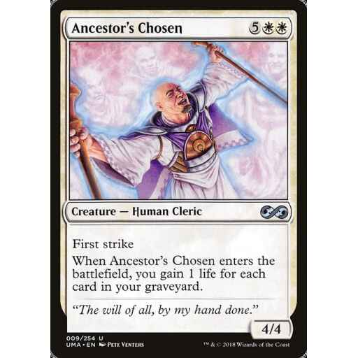 Ultimate Masters - 9 - Ancestor's Chosen - Uncommon - W - Non-foil