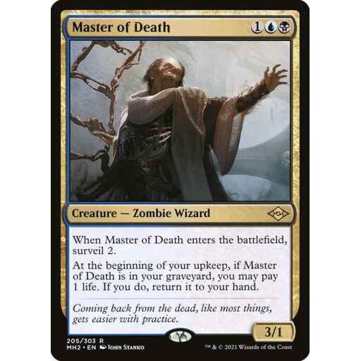Modern Horizons 2 - 205 - Master of Death - Rare - UB - Non-foil