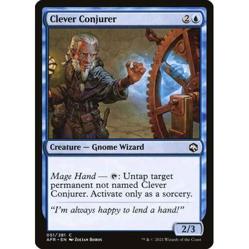 Adventures in the Forgotten Realms - 51 - Clever Conjurer - Common - U - Non-foil