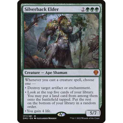 Dominaria United - 177 - Silverback Elder - Mythic - G - Non-foil